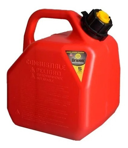 Bidón Plástico Para Combustibles 5lt Driven Bp05r - Imagen 3