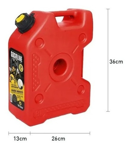 Bidón Extra Chato – Para Combustible Con Pico 8 Lts Driven - Imagen 2