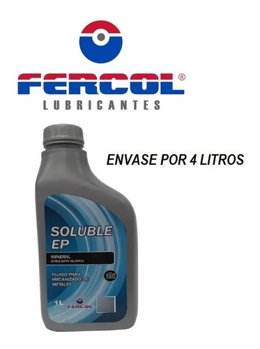 Aceite Soluble Ep Para Torneria Refrigerante Emulsion Blanca